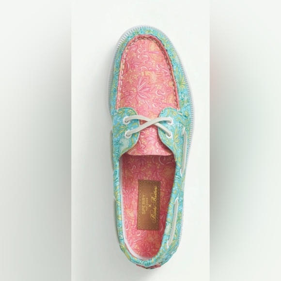 Sperry x Brooks Brothers A/O 2-Eye Floral size 10 brand new - Picture 4 of 5
